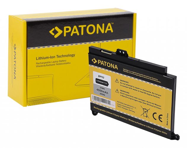PATONA Battery f. HP Pavilion PC 15 BP02 BP02XL 849569-421 849569-541 849569-542 849909-850 849569-543 BP02041XL HSTNN-LB7H HSTNN-UB7B, PATONA 2839 4055655223232