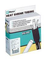 HEAT-SHRINK TUBING, 2:1, 6.4MM, BLACK BGHSTT25