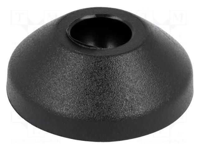 Foot; Base dia: 29mm; polyamide; H: 10.4mm; Mount.hole diam: 10mm FATH FA-098M030K