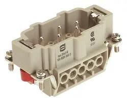 HEAVY DUTY INSERT, PLUG, 5POS, 2.5MM2 09340032601
