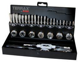 THREAD CUTTING SET, 31PCS, STEEL CASE A245013