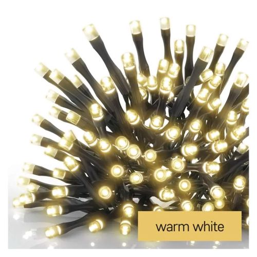 Standard LED interconnecting Christmas chain, 5 m, outdoor and indoor, warm white, EMOS D1AW02 8592920094686