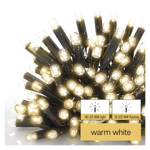 Profi LED interconnecting chain, flashing – icicles, 3 m, outdoor, warm white, EMOS D2CW03 8592920094556