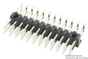 CONNECTOR, HEADER, 24POS, R/A, 2.54MM 2213R-24G-SM-7576APR