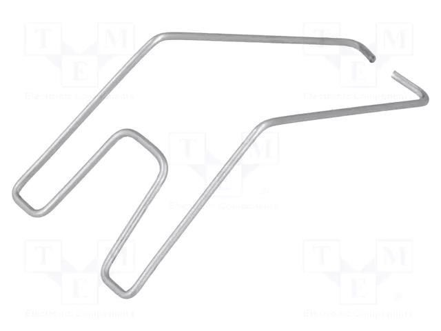 Fastening clip; -40÷70°C; 40.31,40.41,40.51,40.52,40.61 FINDER 095.71