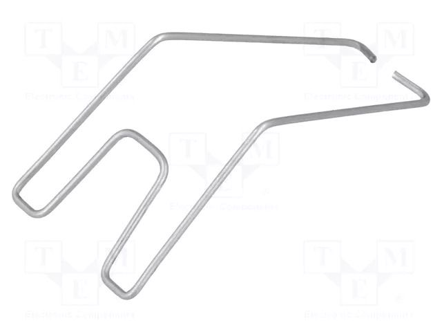 Fastening clip; -40÷70°C; 40.31,40.41,40.51,40.52,40.61 FINDER 095.71
