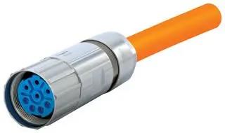 CIRCULAR HOUSING, RCPT, SIZE M23, BRASS 7.550.500.000