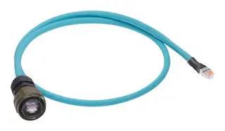 ETHERNET CABLE, RJ45 PLUG, CAT5E, 500MM C-RJFTV5E1706PN05