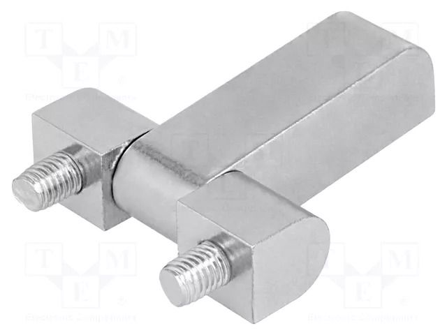 Hinge; Width: 61mm; zinc-plated steel; H: 55mm; with assembly stem RST ROZTOCZE 3.ST21.001