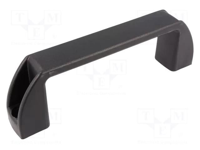 Holder; polyamide; black; H: 52mm; L: 170mm; W: 28mm; handle FATH FA-092002