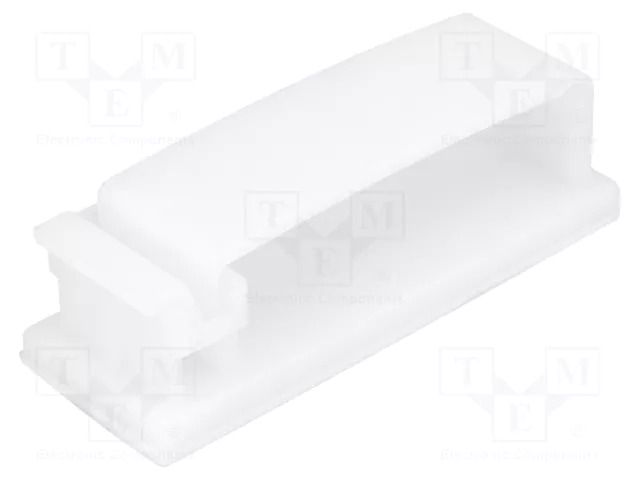 Self-adhesive cable holder; polyamide; natural; UL94V-2 FIX&FASTEN FCA-6