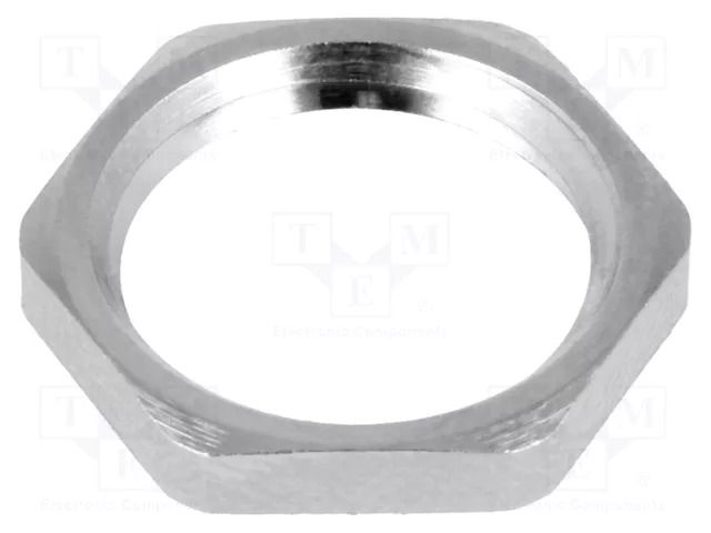 Nut; PG9; brass; 18mm; Plating: nickel HELUKABEL HELU-90611