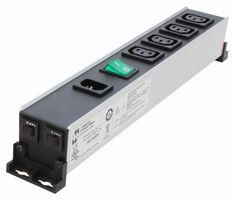 POWER BLOCK, 4 OUTLET, 10A, 240VAC 1581H4DP