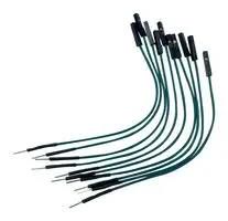JUMPER WIRE, 24AWG, 10CM, PK10 TW-MFP-10