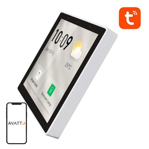 Smart Control Panel Avatto T6E Wi-Fi Ble Zigbee Tuya, Avatto T6E Panel