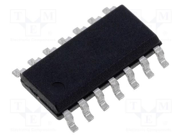 IC: comparator; low-power; Cmp: 4; 1.8÷5.5V; SMT; SO14; tube; 10pA TEXAS INSTRUMENTS TLV3494AID