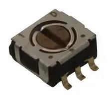 ROTARY SWITCH, SP3T, 0.1A, 16VAC, SMD CS-4-13NTB