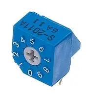 ROTARY CODE SW, 10POS, BCD, 0.1A, 5V S-2011A
