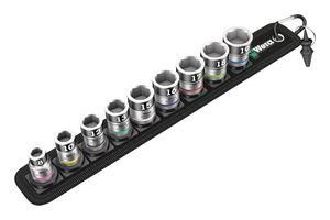 SOCKET SET W/ HF, 3/8" DRIVE, 10PCS BELT B 1