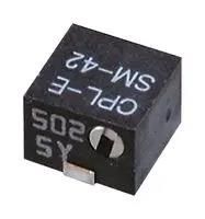 TRIMMER POT, CERMET, 1K, 11TURN, SMD SM-42TA102