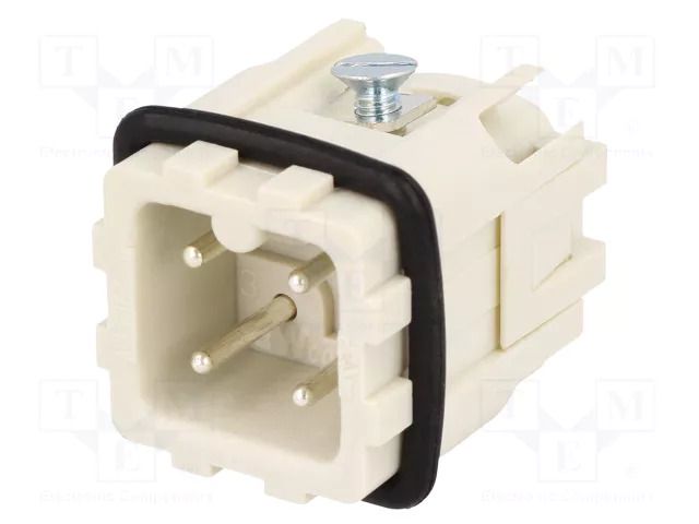 Connector: HDC; contact insert; male; GWconnect; PIN: 4; 10A; 400V MOLEX MX-93601-0125