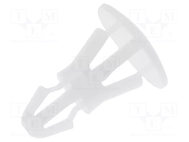 Assembly stud; polyamide; L: 6mm; snap fastener; natural; UL94V-2 FIX&FASTEN FIX-RBS-6