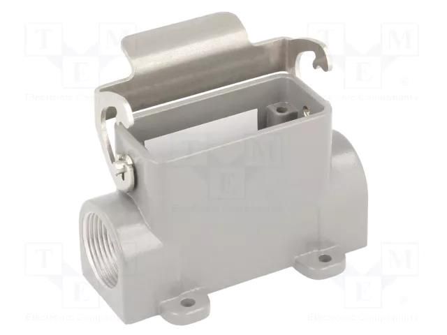Enclosure for connectors: HDC; size 10A; with latch; angled; M25 MOLEX MX-93601-1131