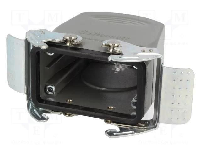 Enclosure: for HDC connectors; size 10B; for cable; high; metal MOLEX MX-93601-1816