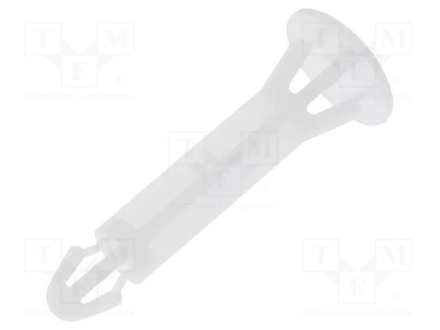 Assembly stud; polyamide; L: 20mm; snap fastener; natural; UL94V-2 FIX&FASTEN FIX-RBS-20
