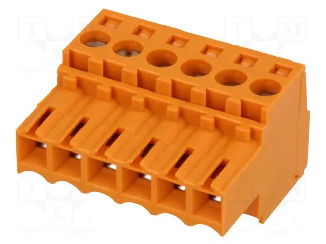 Connector: pluggable terminal block; plug; female; 17A; 320V; PBT WEIDMÜLLER BL3.5/6SNOR