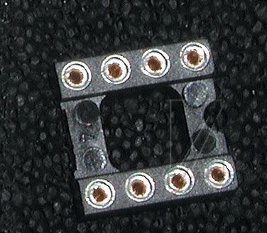 Сокет для микросхемы DIP8 IC/08G-F