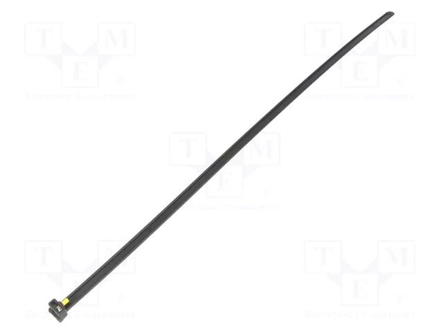 Cable tie; L: 426mm; W: 8mm; black; polyamide; 785N; Ømax: 105mm HELLERMANNTYTON KR8/43-HS-BK-L1