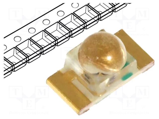 LED; red; SMD; 1206; 280÷600mcd; 1.9÷2.5VDC; 3.2x1.6x1.8mm; 50° KINGBRIGHT ELECTRONIC KPTD-3216SURC