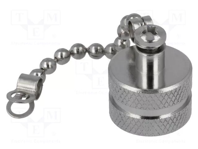 Protection cover; IP67; metal; chain; male M12 connectors AMPHENOL LTW CAP-WBDMSPB2