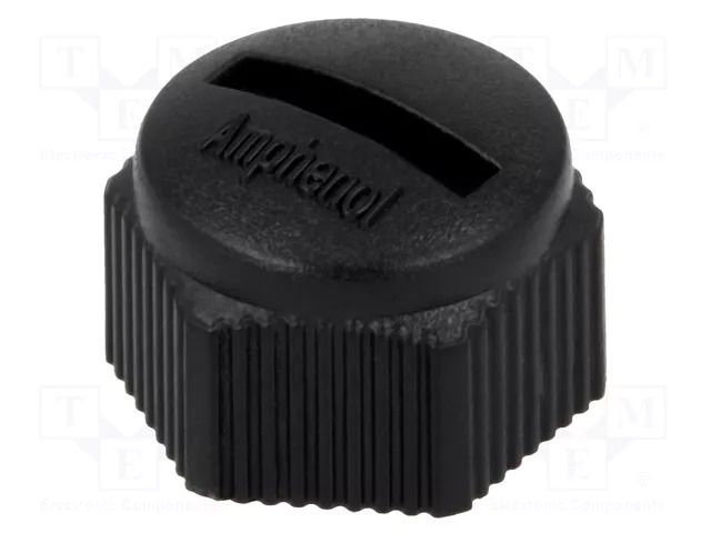 Protection cover; IP67; plastic; male M12 connectors AMPHENOL LTW CAP-WBDMSMA1