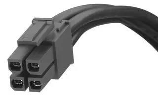 CABLE ASSY, 4POS, RCPT-RCPT, 300MM 45136-0403