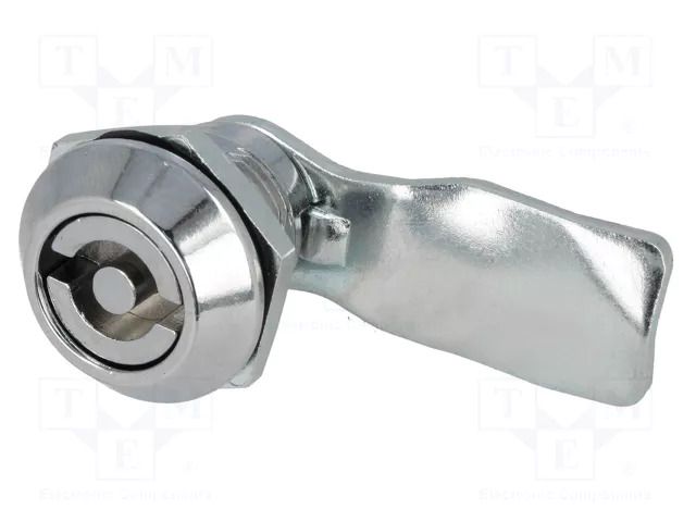 Lock; zinc and aluminium alloy; 21mm; chromium; Key code: D5 RST ROZTOCZE M22-D5-21/3/45CR