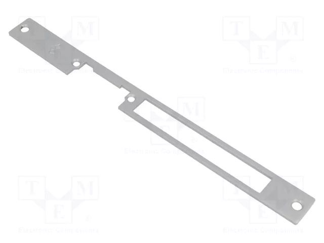 Frontal plate; for electromagnetic lock; grey; steel; 1400 LOCKPOL LOC-910G