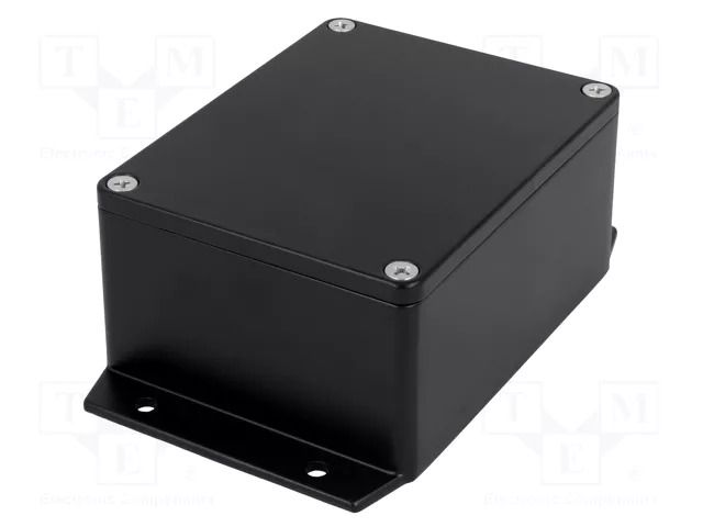 Enclosure: multipurpose; X: 90mm; Y: 115mm; Z: 55mm; aluminium; black GAINTA G113MFBK-IP67
