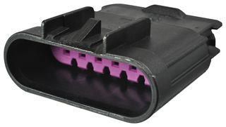 HOUSING CONN, PLUG, 6POS, BLACK 15397579