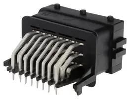 AUTOMOTIVE CONN, PLUG, 24POS, PCB, BLK HCCPHPE24BKA90F