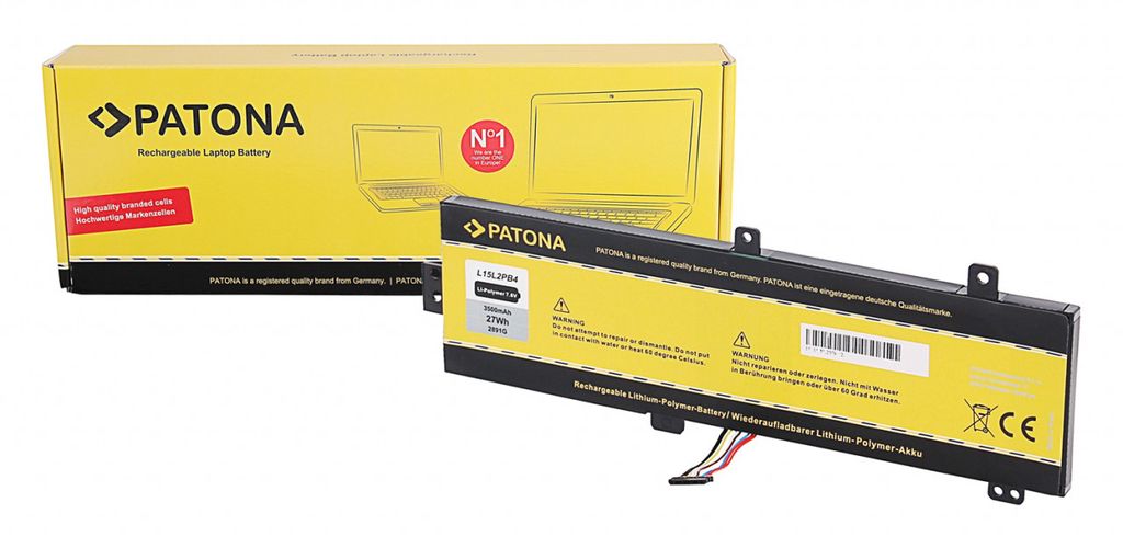 PATONA Battery f. Lenovo Ideapad 310-15ABR 310-15IKB 310 Touch-15IKB 310 151SK L15L2PB4 L15S2TB0 L15L2PB5, PATONA 2891 4055655229937