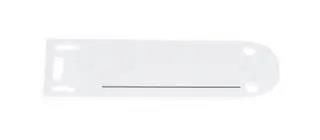 CABLE MARKER HOLDER, 76.2X33.3MM, WHITE SLCT-WH