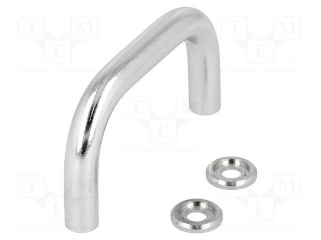 Holder; chromium plated steel; chromium plated; H: 35mm; GN 425 ELESA+GANTER GN425-8-55-CR