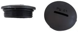 HOLE PLUG, M12X1.5, PA 6, 15MM, BLK,PK10 HPM12 BK080