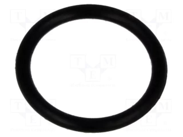 O-ring gasket; NBR caoutchouc; Thk: 1mm; Øint: 7.9mm; black FIX&FASTEN FIX-OR-7.9