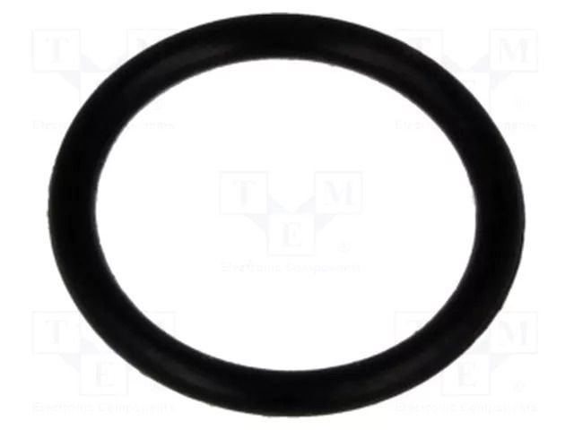 O-ring gasket; NBR caoutchouc; Thk: 1mm; Øint: 7.9mm; black FIX&FASTEN FIX-OR-7.9
