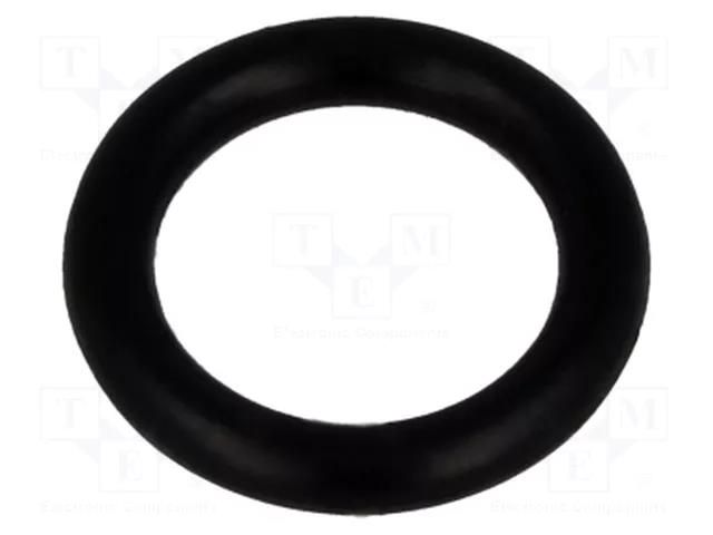 O-ring gasket; NBR caoutchouc; Thk: 1.78mm; Øint: 7.65mm; black FIX&FASTEN FIX-OR-7.6