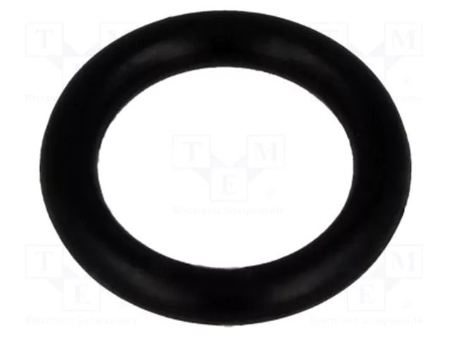 O-ring gasket; NBR caoutchouc; Thk: 1.78mm; Øint: 7.65mm; black FIX&FASTEN FIX-OR-7.6