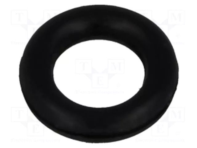 O-ring gasket; NBR caoutchouc; Thk: 1.78mm; Øint: 4.6mm; black FIX&FASTEN FIX-OR-4.6